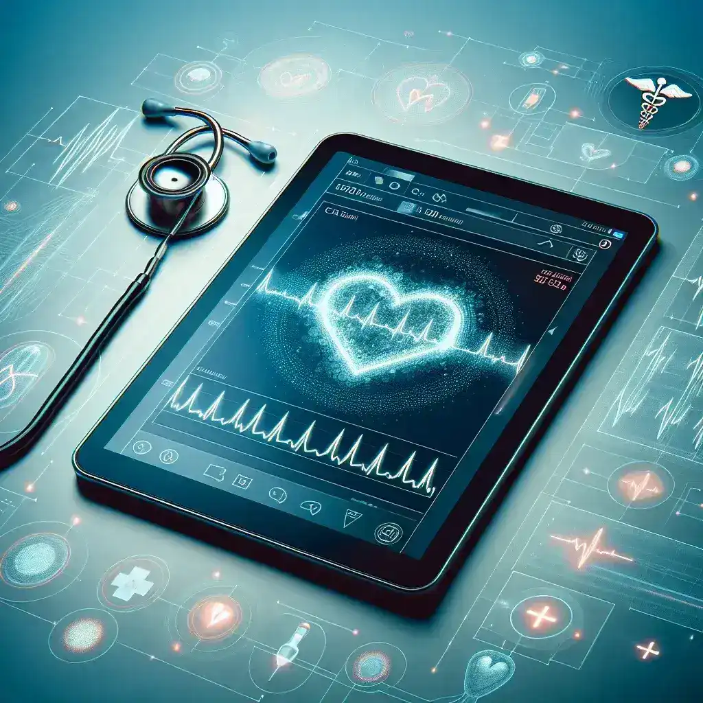 What benefits do tablets with built-in ECG monitors provide for healthcare?