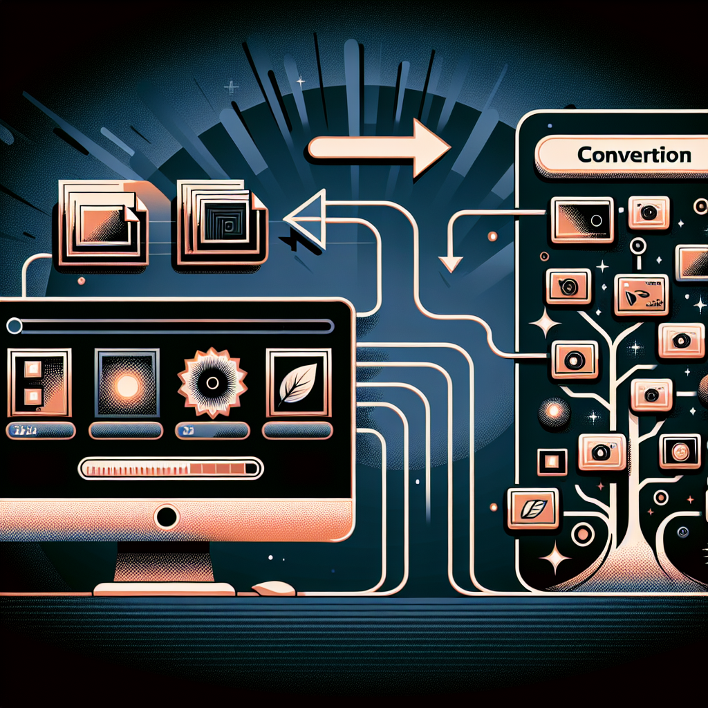 "Step-by-step process of converting HEIC images to JPG format on a Mac, showcasing the Apple preview application and conversion settings."