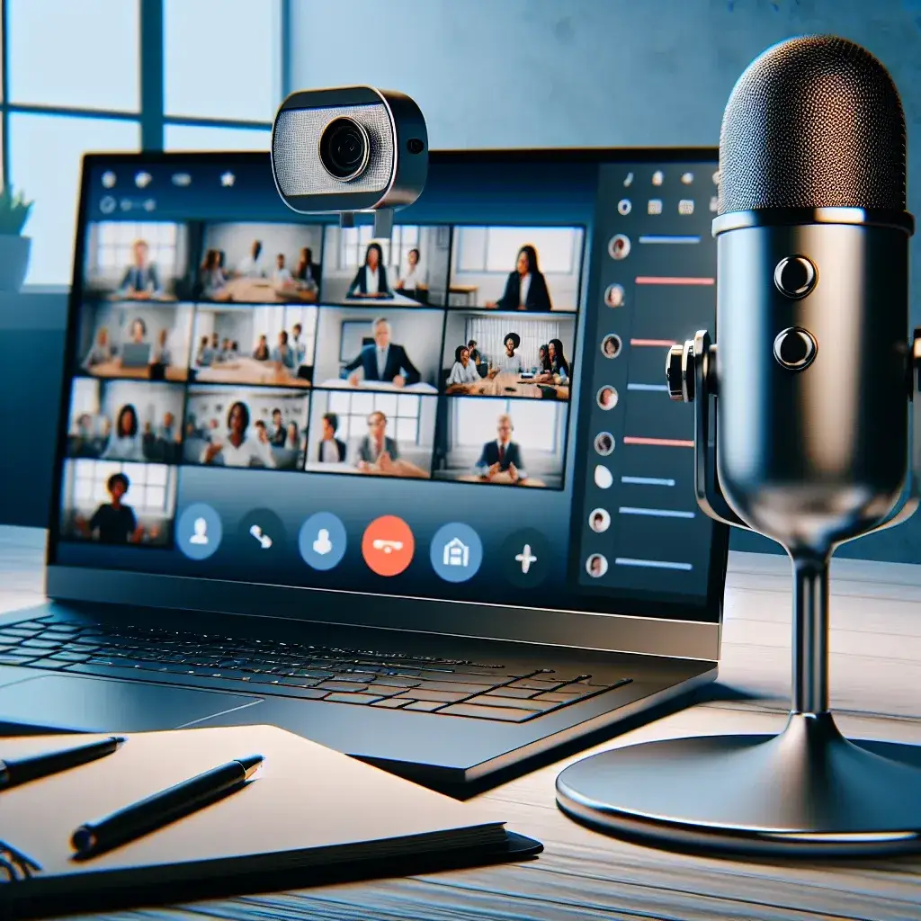 Can I use a webcam for recording webinars?