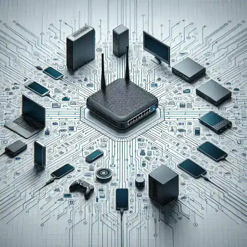 What is the maximum number of devices a router can support?